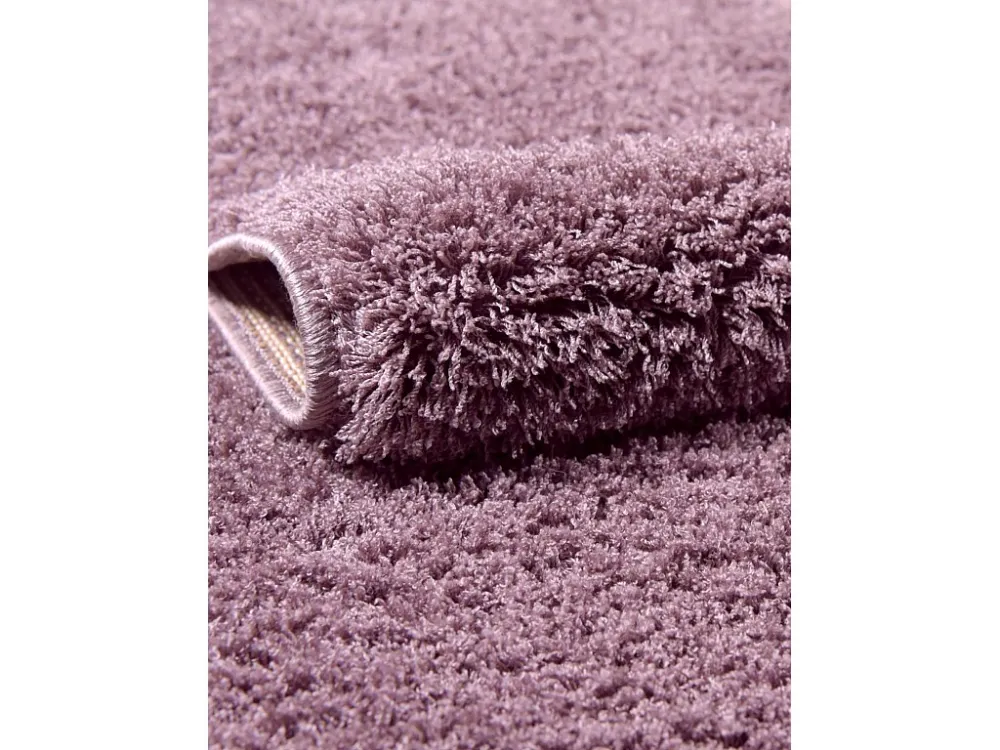 Tappeto shaggy 240x240 Viola Luzern