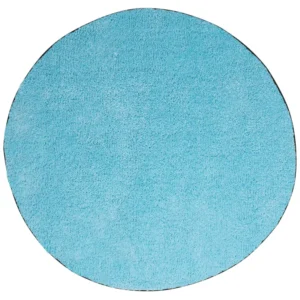 Tappeto shaggy azzurro tondo ⌀ 140 cm DEMRE