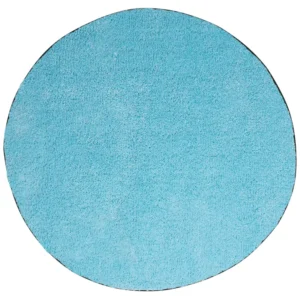 Tappeto shaggy azzurro tondo ⌀ 140 cm DEMRE