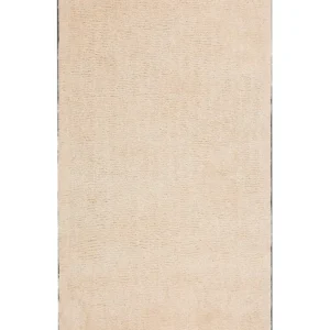 Tappeto shaggy beige distinto 80 x 150 cm DEMRE