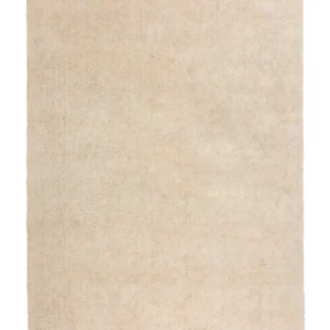 Tappeto shaggy beige evidente 140 x 200 cm DEMRE
