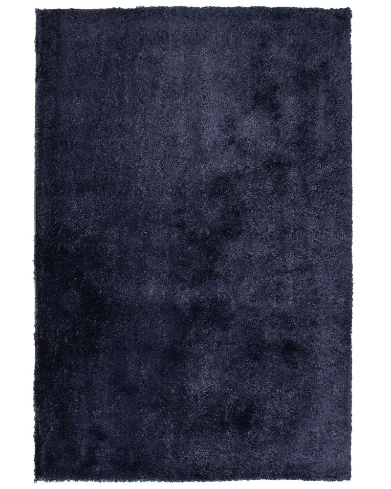 Tappeto shaggy blu fosco 140 x 200 cm EVREN