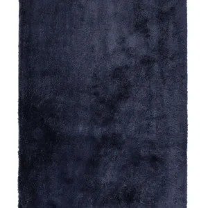 Tappeto shaggy blu fosco 140 x 200 cm EVREN