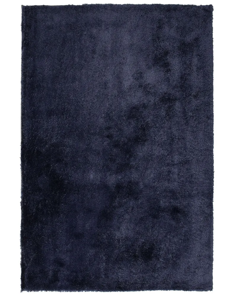 Tappeto shaggy blu fosco 140 x 200 cm EVREN