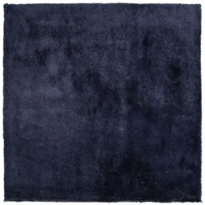 Tappeto shaggy blu tenebroso 200 x 200 cm EVREN
