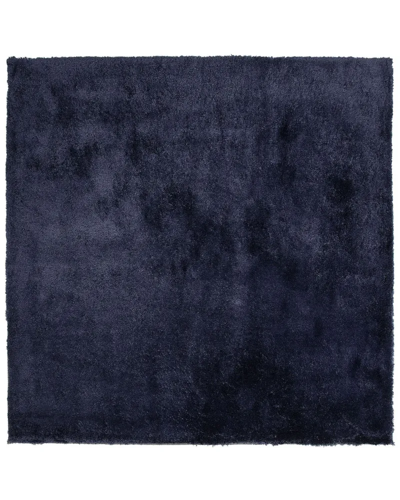 Tappeto shaggy blu tenebroso 200 x 200 cm EVREN