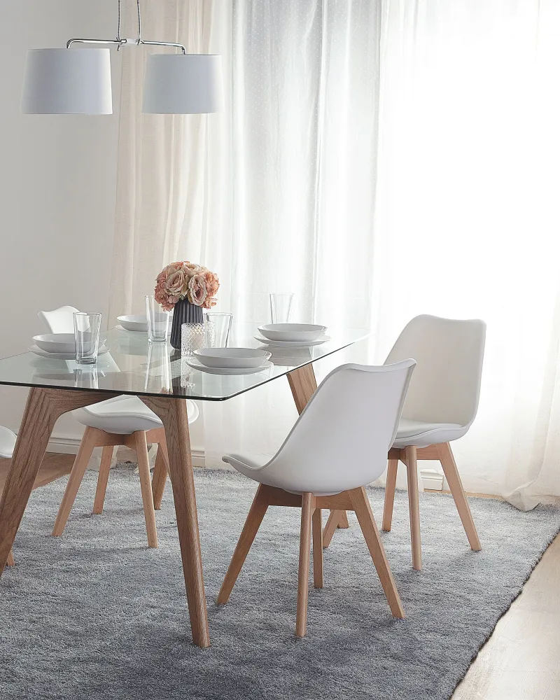 Tappeto shaggy grigio distinto 160 x 230 cm DEMRE