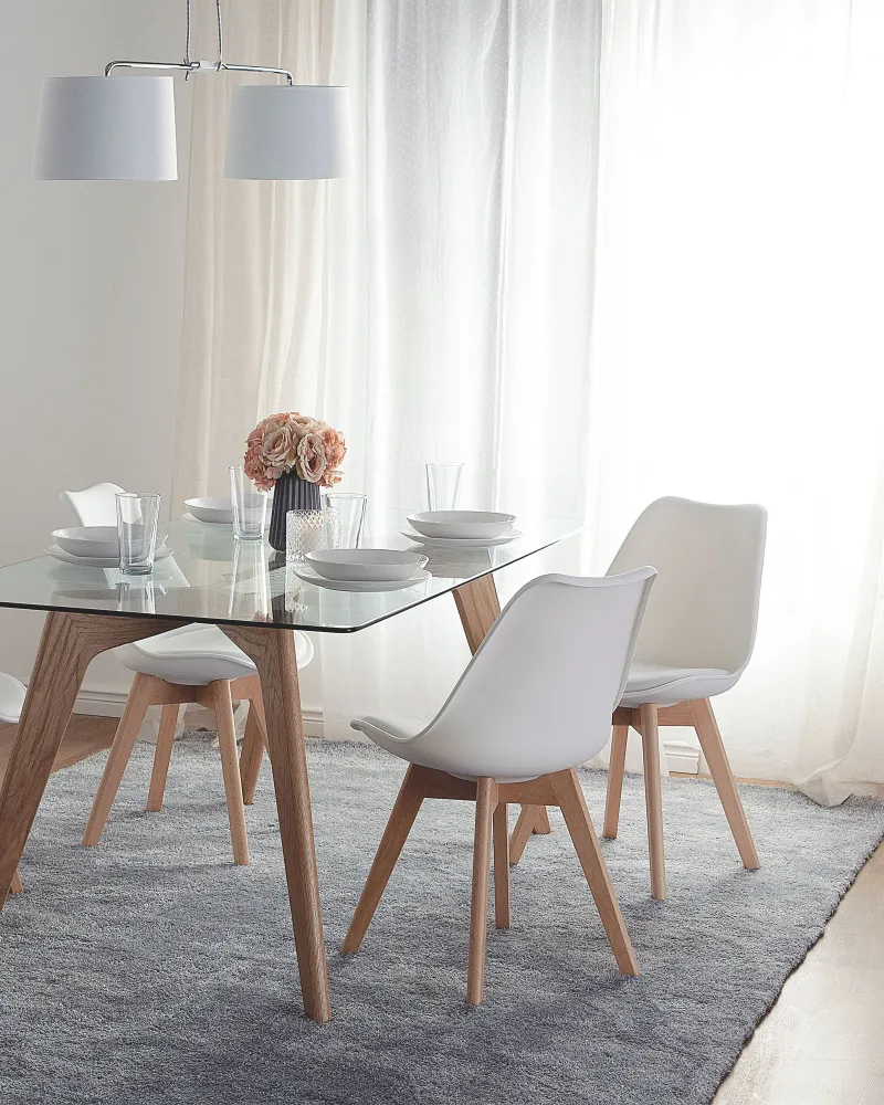 Tappeto shaggy grigio distinto 160 x 230 cm DEMRE