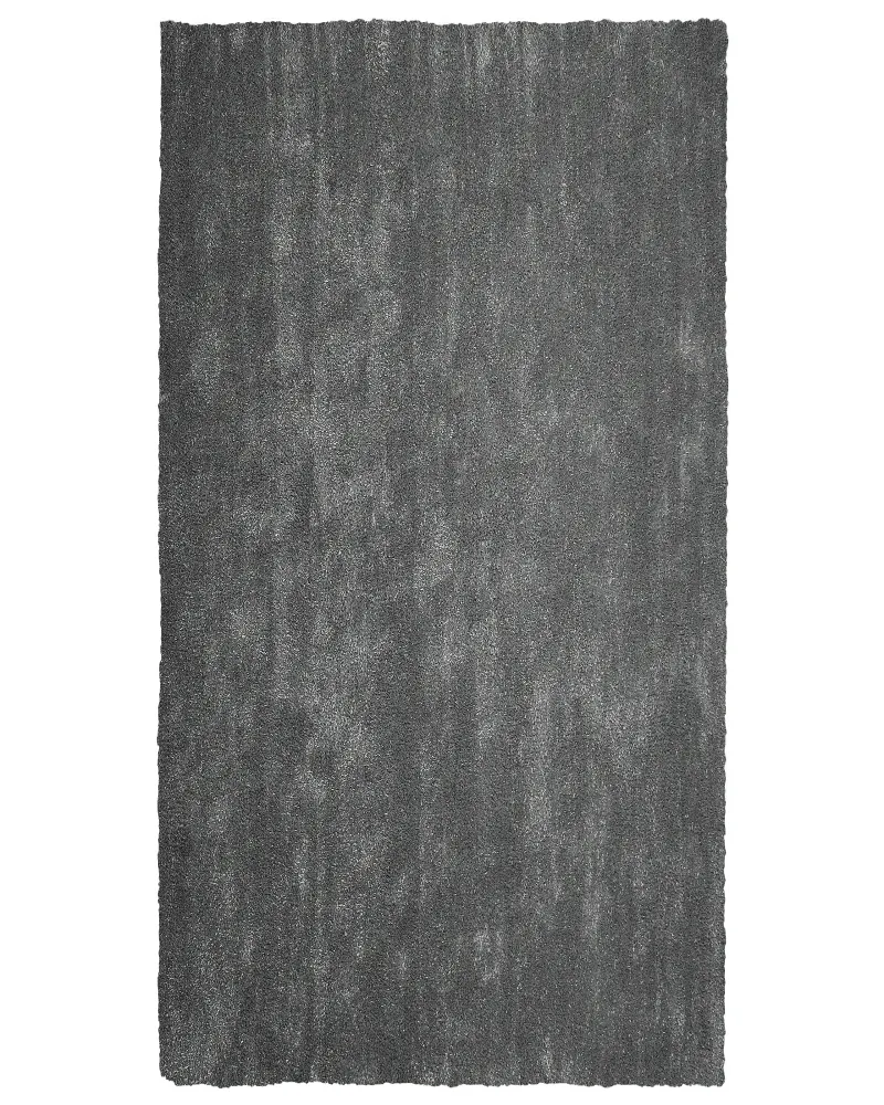 Tappeto shaggy grigio fosco 80 x 150 cm DEMRE