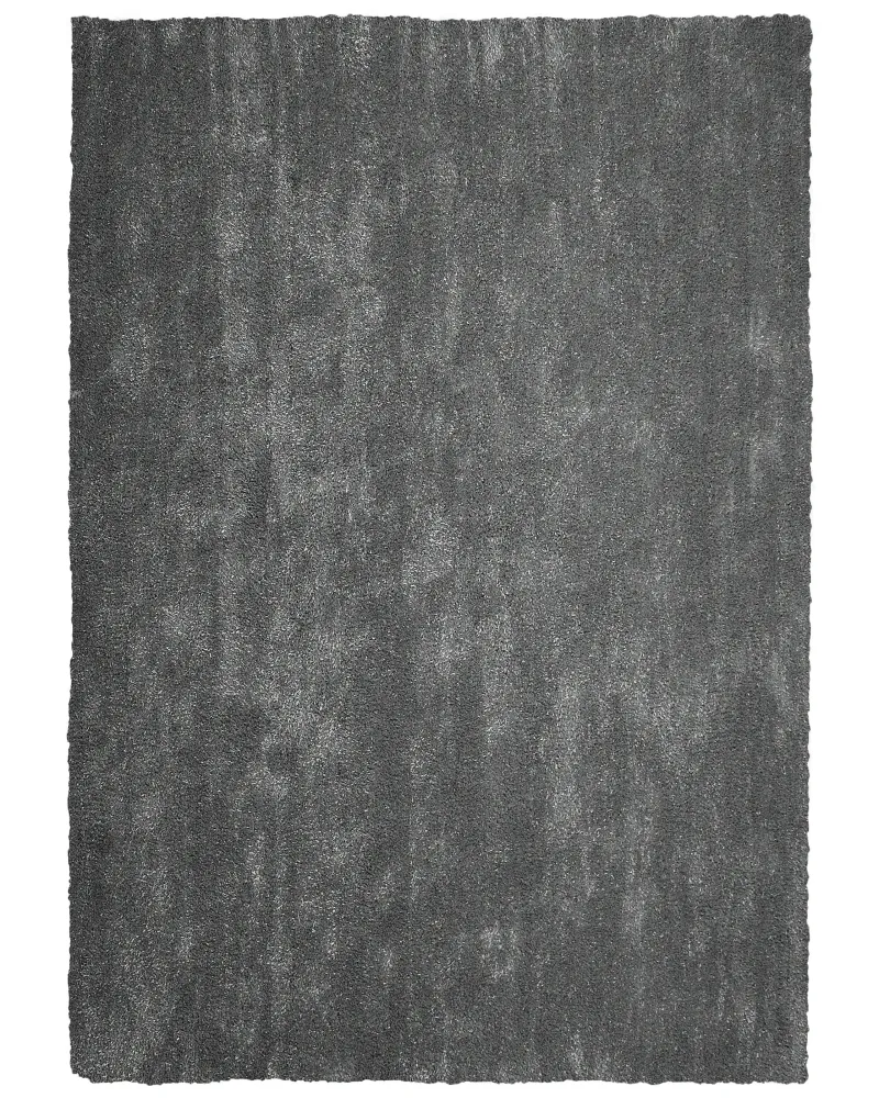 Tappeto shaggy grigio fosco 160 x 230 cm DEMRE