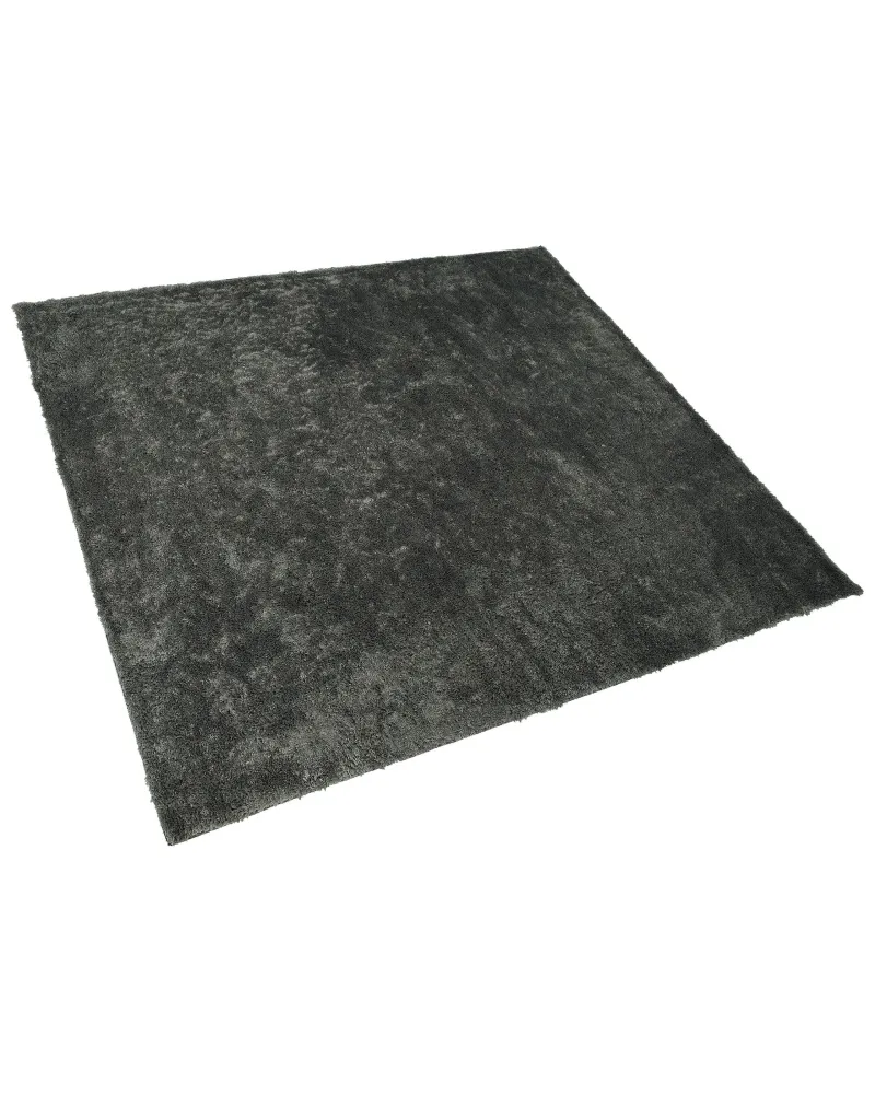 Tappeto shaggy grigio fosco 200 x 200 cm EVREN
