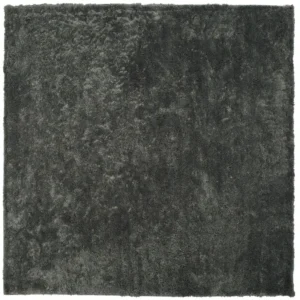 Tappeto shaggy grigio fosco 200 x 200 cm EVREN