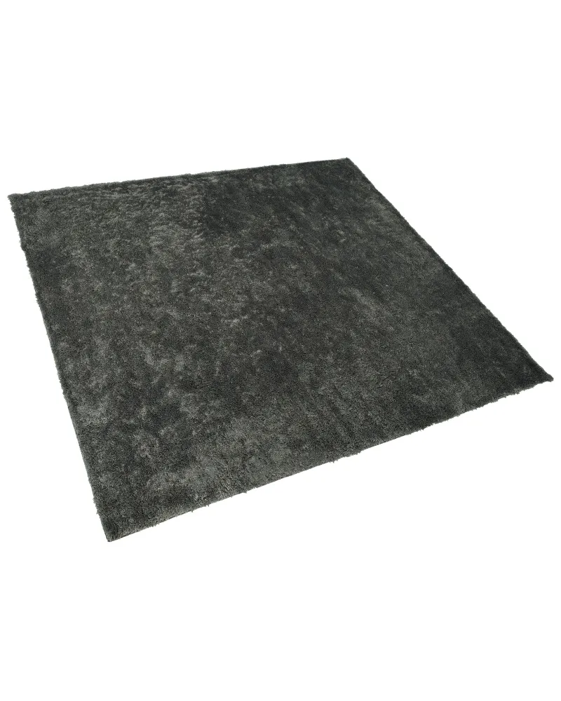 Tappeto shaggy grigio fosco 200 x 200 cm EVREN