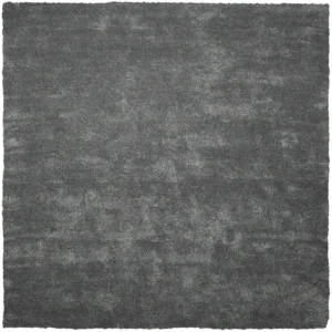 Tappeto shaggy grigio fosco 200 x 200 cm DEMRE