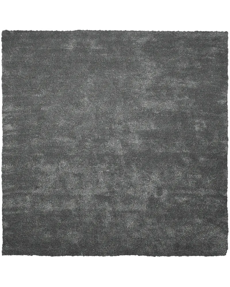 Tappeto shaggy grigio fosco 200 x 200 cm DEMRE