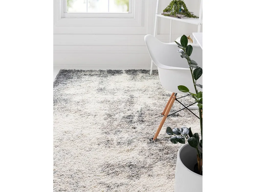 Tappeto Shaggy 90 x 62 Grigio Lachen Haze