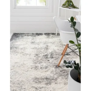 Tappeto Shaggy 90 x 62 Grigio Lachen Haze