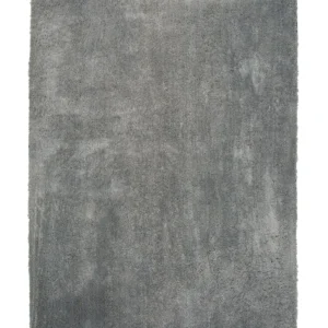 Tappeto shaggy grigio limpido 140 x 200 cm EVREN