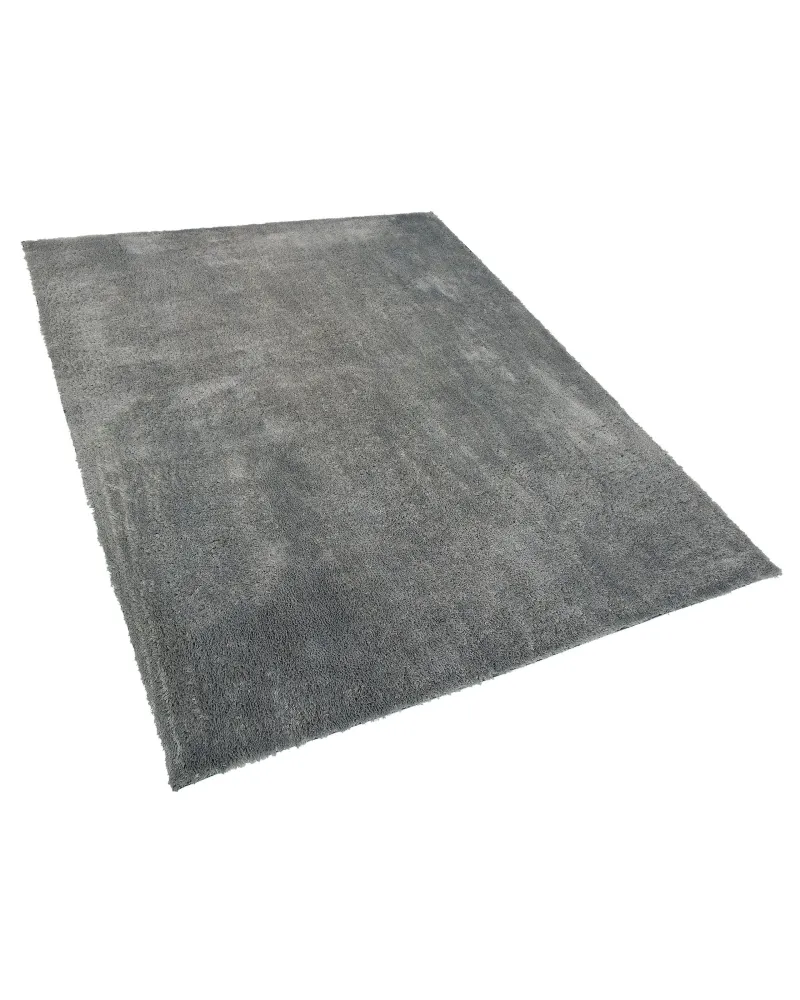 Tappeto shaggy grigio limpido 140 x 200 cm EVREN