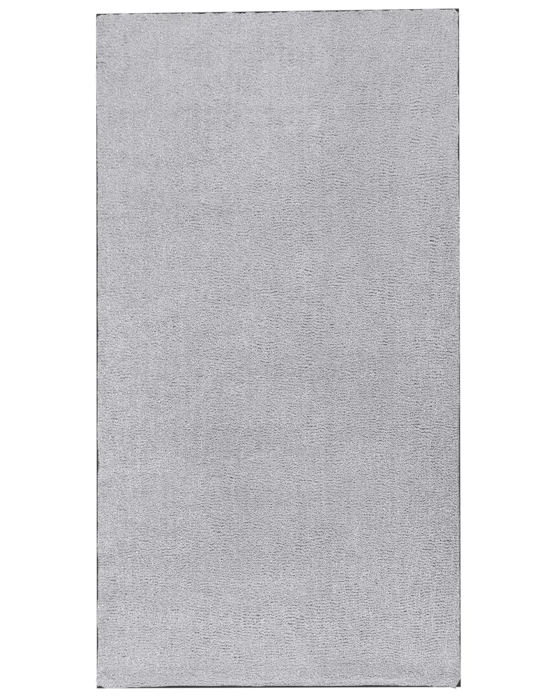 Tappeto shaggy grigio limpido 80 x 150 cm DEMRE