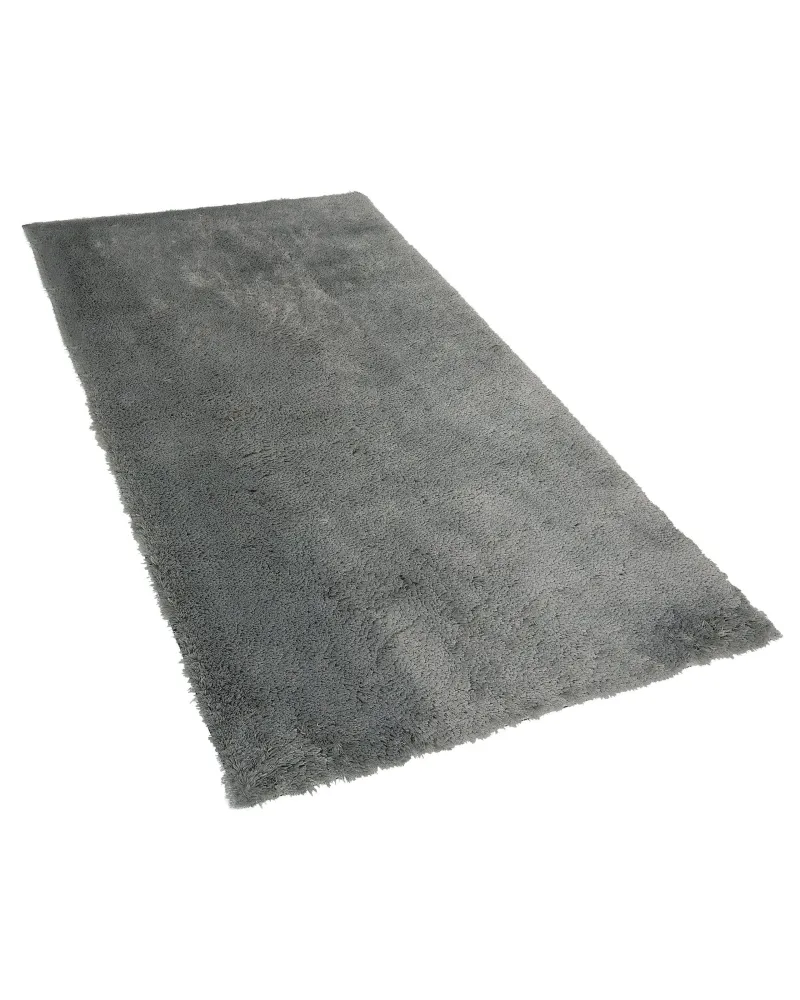Tappeto shaggy grigio limpido 80 x 150 cm EVREN
