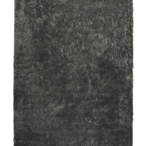 Tappeto shaggy grigio ombroso 140 x 200 cm EVREN