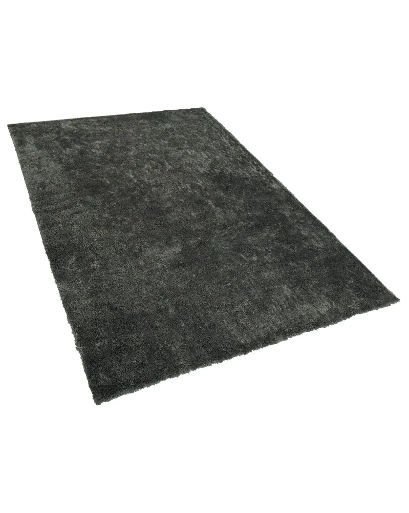 Tappeto shaggy grigio ombroso 140 x 200 cm EVREN