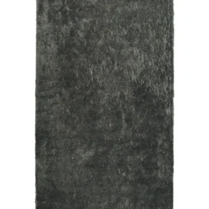 Tappeto shaggy grigio tenebroso 80 x 150 cm EVREN