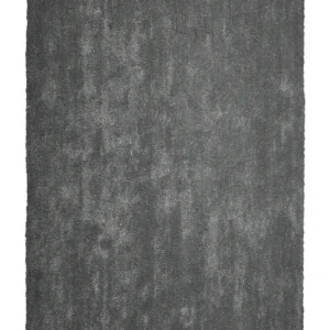 Tappeto shaggy grigio tenebroso 160 x 230 cm DEMRE
