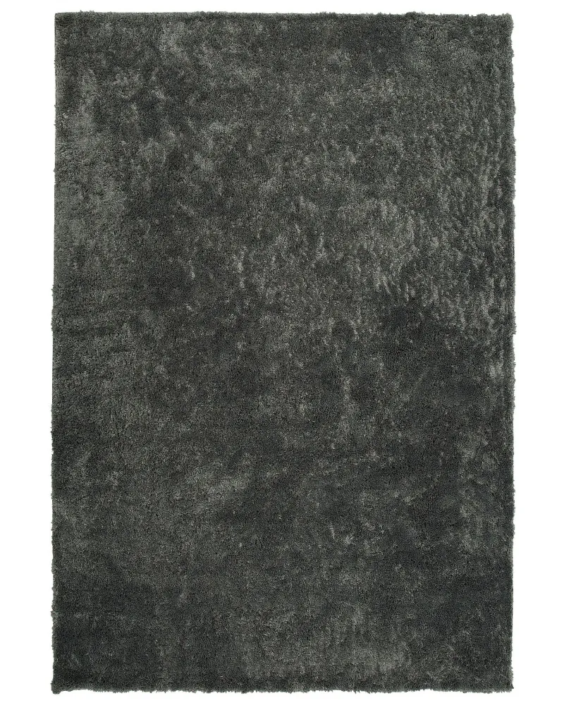Tappeto shaggy grigio tenebroso 160 x 230 cm EVREN