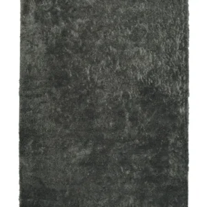 Tappeto shaggy grigio tenebroso 160 x 230 cm EVREN