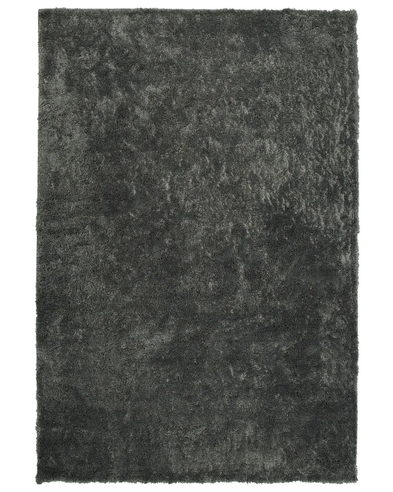 Tappeto shaggy grigio tenebroso 160 x 230 cm EVREN