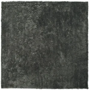 Tappeto shaggy grigio tenebroso 200 x 200 cm EVREN