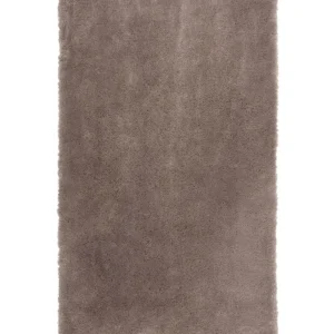 Tappeto shaggy marrone distinto 80 x 150 cm EVREN