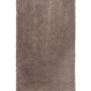 Tappeto shaggy marrone palese 80 x 150 cm EVREN