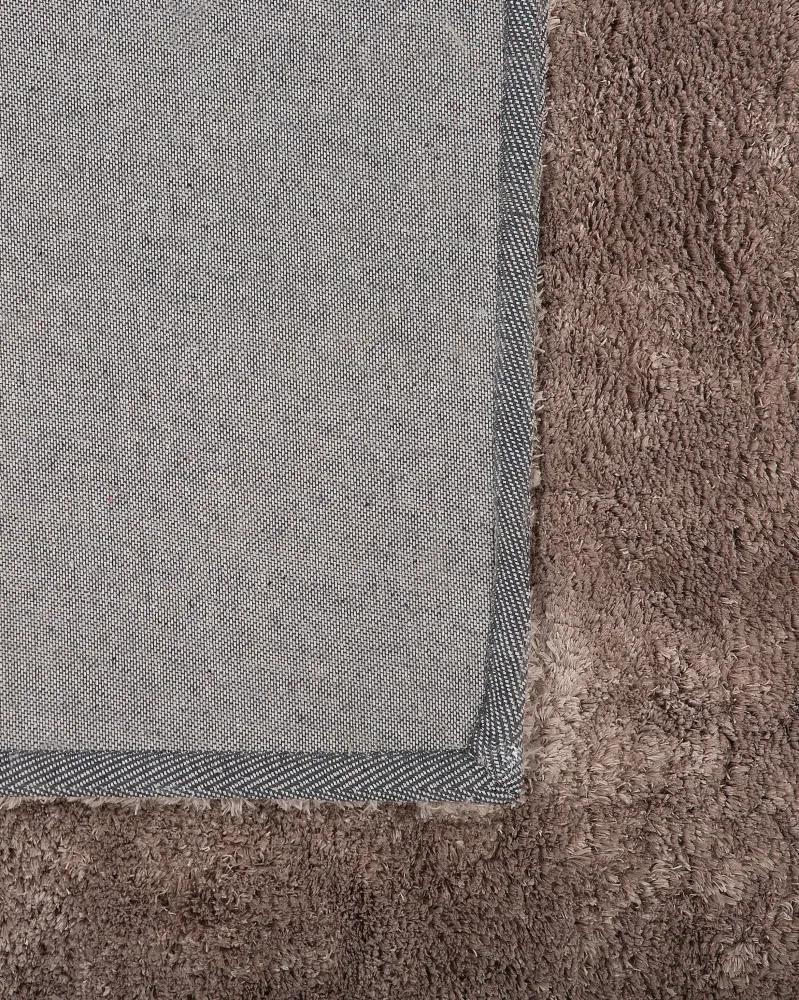 Tappeto shaggy marrone palese 80 x 150 cm EVREN