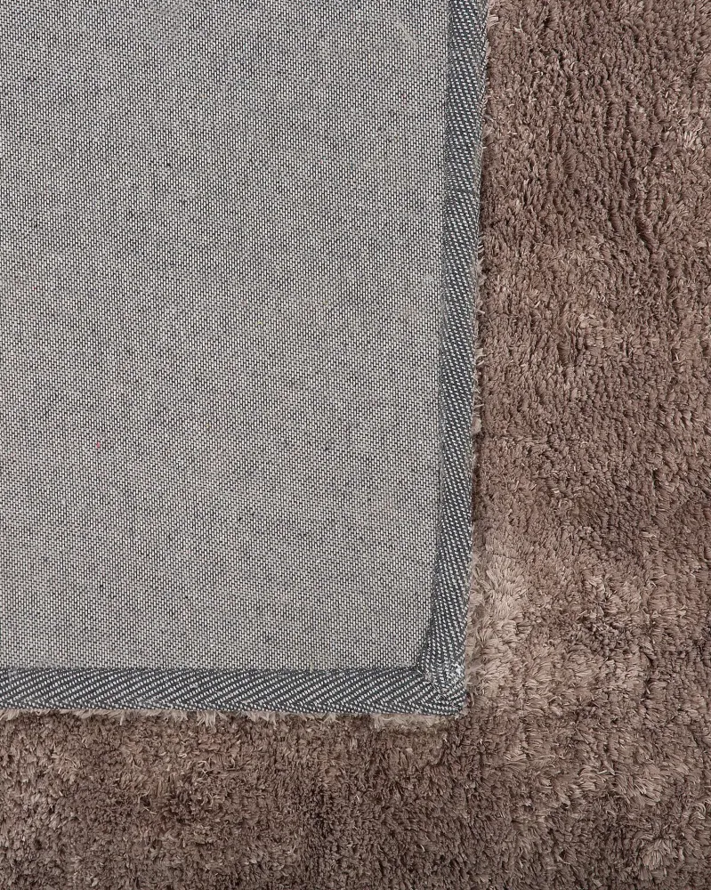 Tappeto shaggy marrone palese 80 x 150 cm EVREN