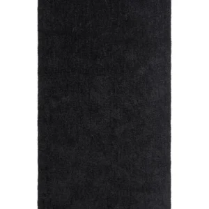 Tappeto shaggy nero 80 x 150 cm DEMRE