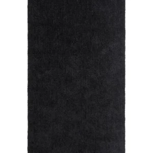 Tappeto shaggy nero 80 x 150 cm DEMRE