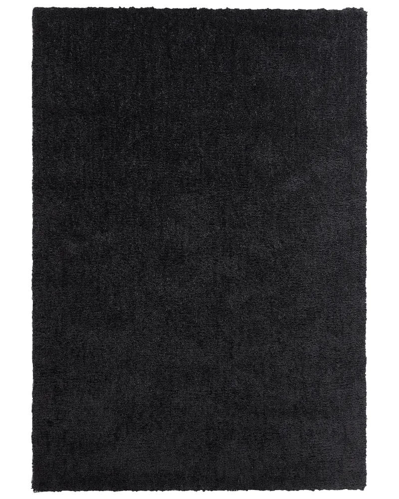 Tappeto shaggy nero 160 x 230 cm DEMRE