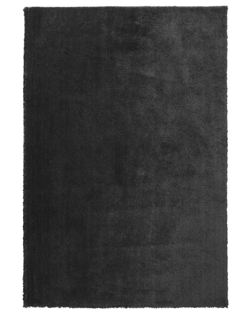 Tappeto shaggy nero 160 x 230 cm EVREN