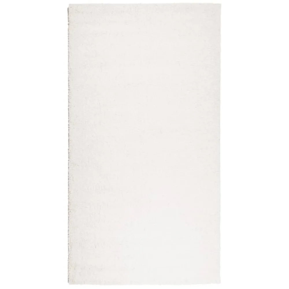 Tappeto Shaggy PAMPLONA Pelo Lungo Attuale Crema 60x110 cm