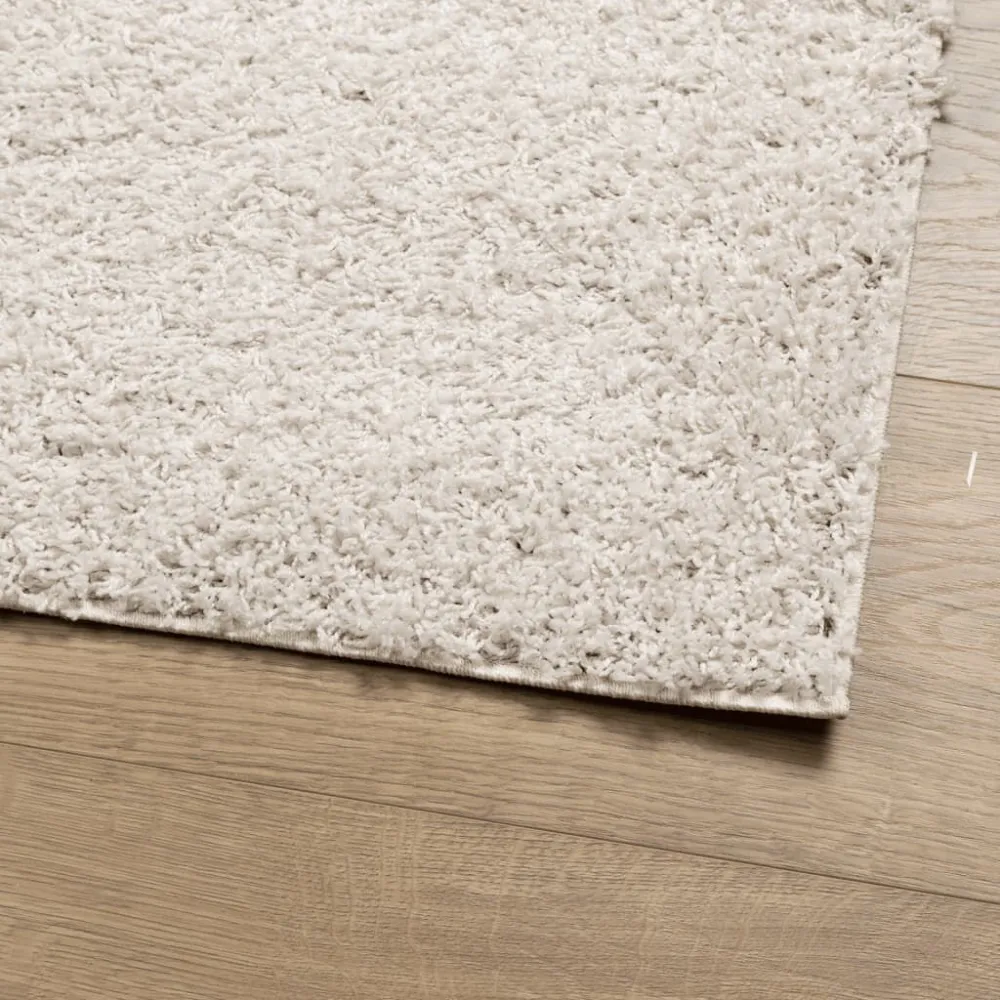 Tappeto Shaggy PAMPLONA Pelo Lungo Attuale Crema 60x110 cm