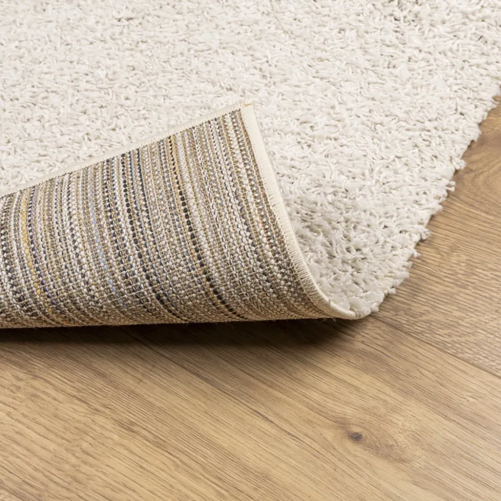 Tappeto Shaggy PAMPLONA Pelo Lungo Attuale Crema 60x110 cm