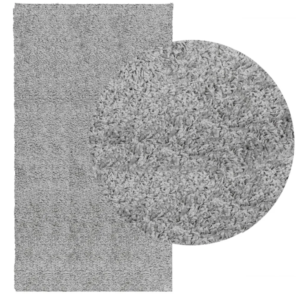 Tappeto Shaggy PAMPLONA Pelo Lungo Innovativo Grigio 60x110 cm