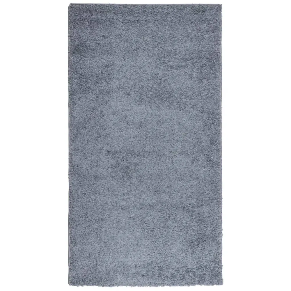 Tappeto Shaggy PAMPLONA Pelo Lungo Innovativo Blu 80x150 cm