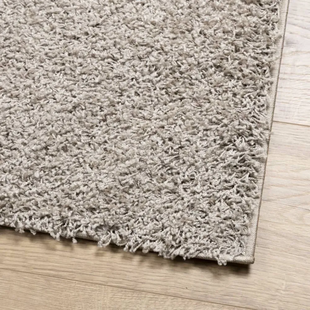 Tappeto Shaggy PAMPLONA Pelo Lungo Moderno Crema 60x110 cm