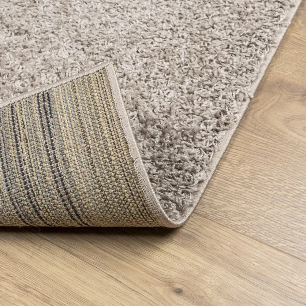 Tappeto Shaggy PAMPLONA Pelo Lungo Moderno Crema 60x110 cm