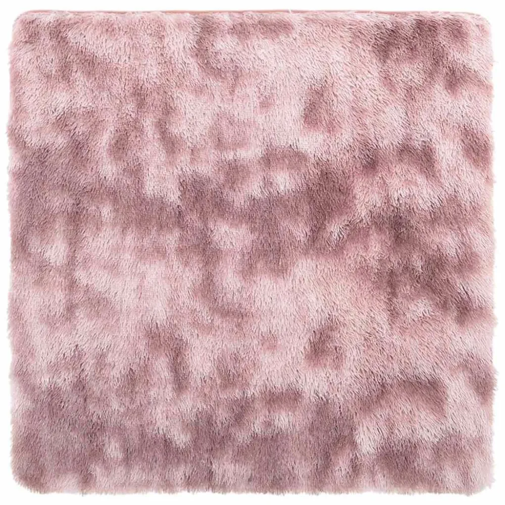 Tappeto Shaggy Pelo Ampio NAVARRA Rosa Antico 120x120cm