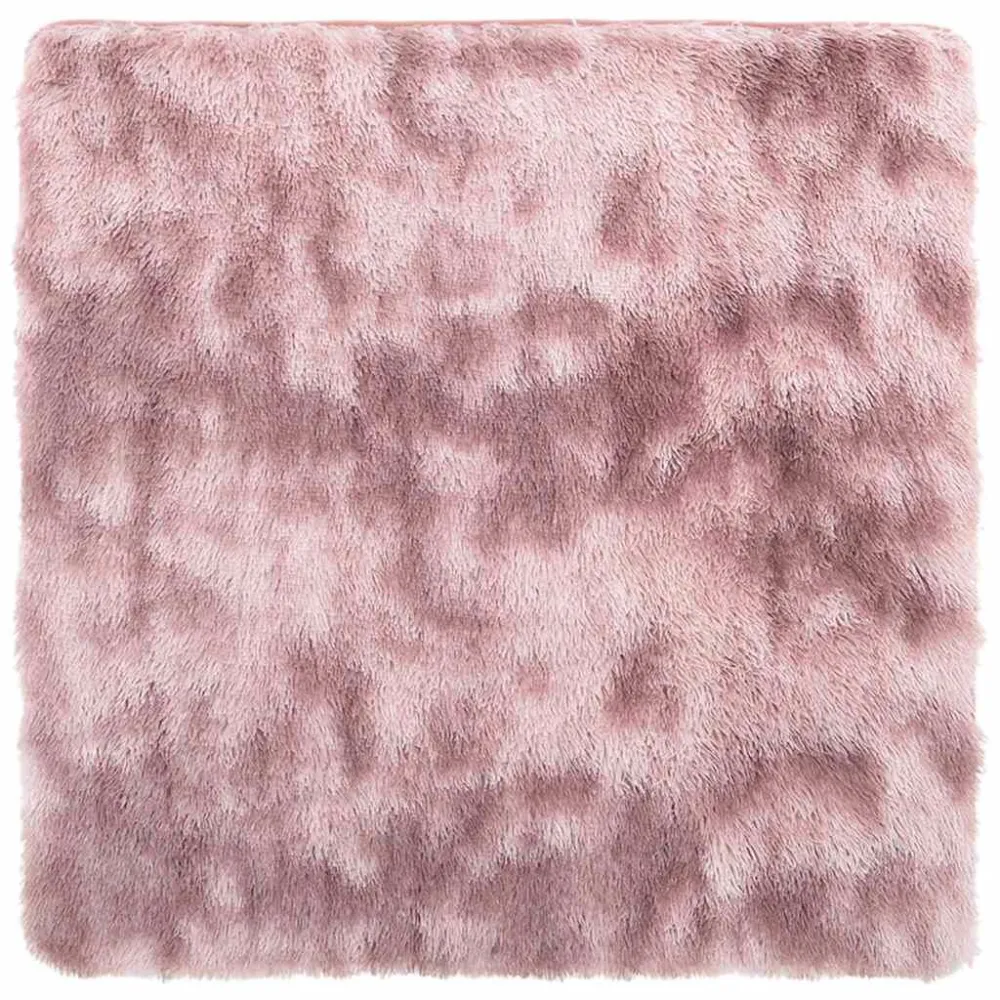 Tappeto Shaggy Pelo Ampio NAVARRA Rosa Antico 120x120cm